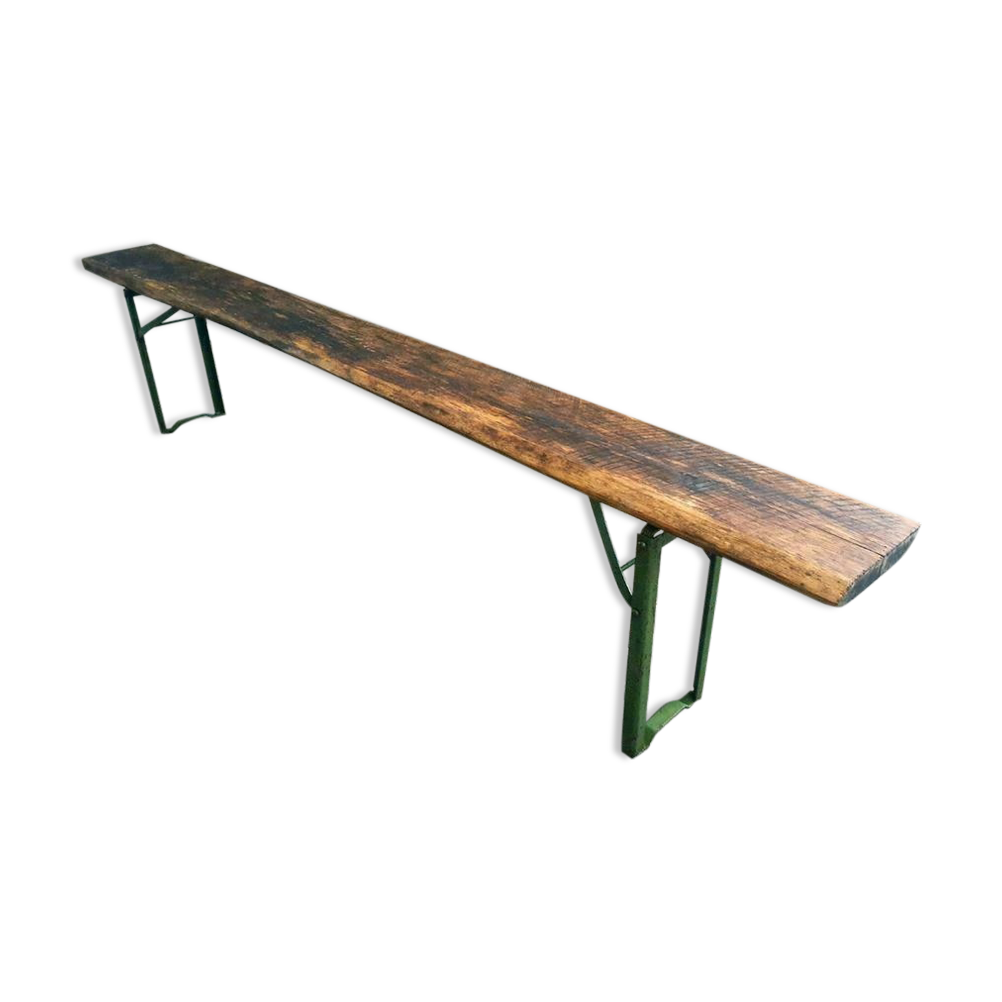 Oak garden bench foldable 220 cm