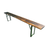 Oak garden bench foldable 220 cm