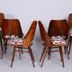Mid-Century Chairs in Beech by Oswald Haerdtl, 1950s, Set of 6