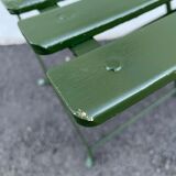 Chaise pliante à lattes