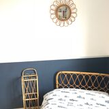 Vintage rattan daybed