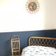 Vintage rattan daybed