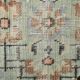 3x9 Light Green Persian Vintage Runner Rug, 81x282Cm