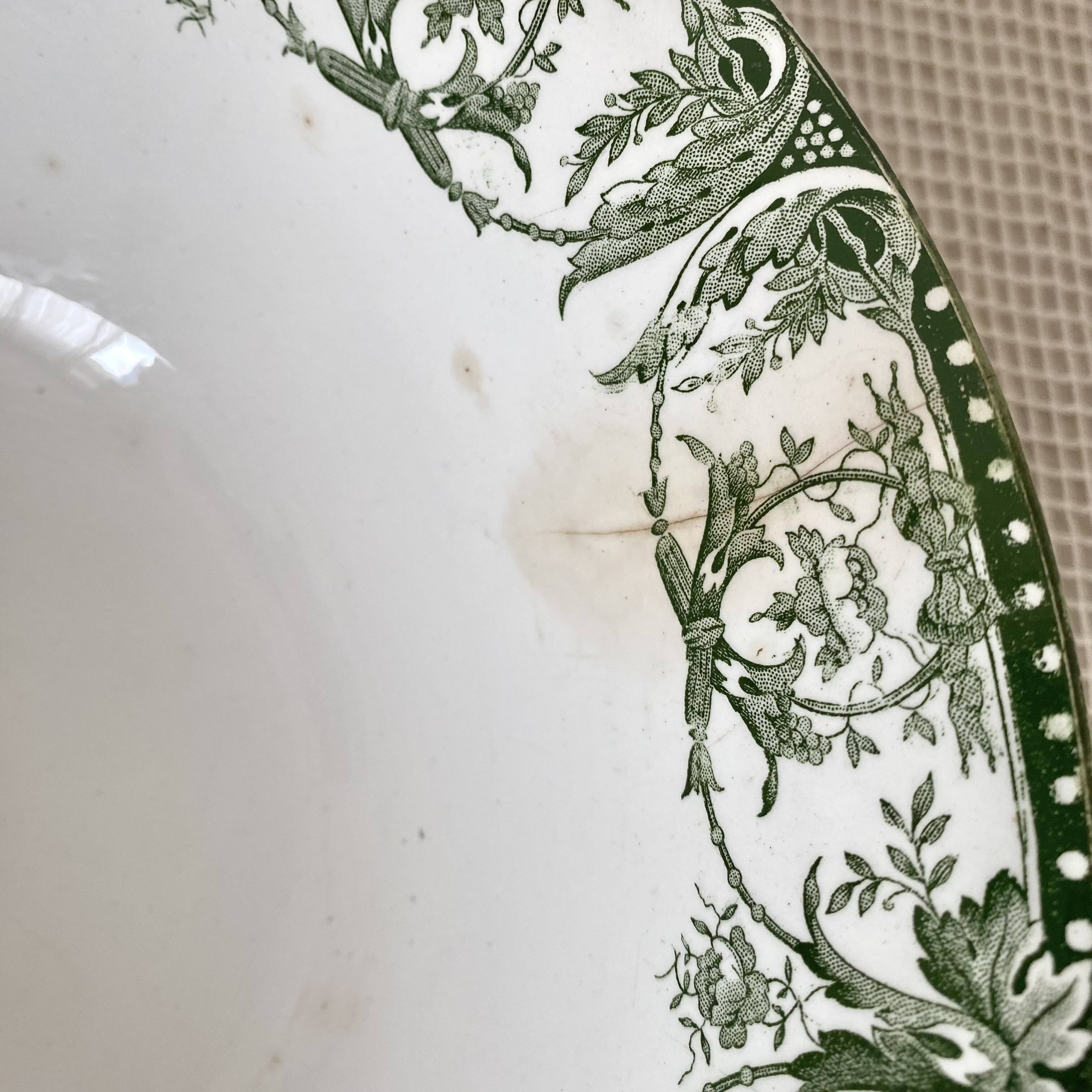 St Amand Hamage ironstone salad bowl, La ruche model