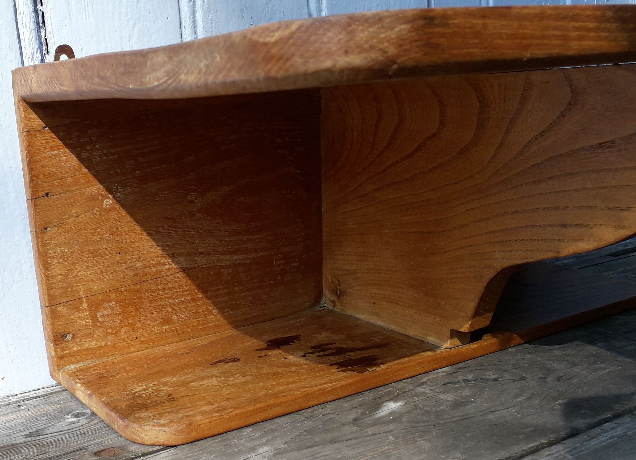 Wooden shelf
