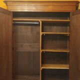 Vintage solid wood wardrobe