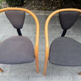 Set of 4 Tacchi chairs by Toshiyuki Kita Japan 80s