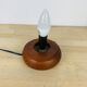 Lampe pin globe opaline années 60