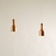 Swedish Mid Century Copper Ceiling Pendant Lamps Hans-Agne Jakobsson, 1950s