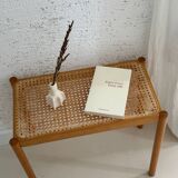 Cane side table