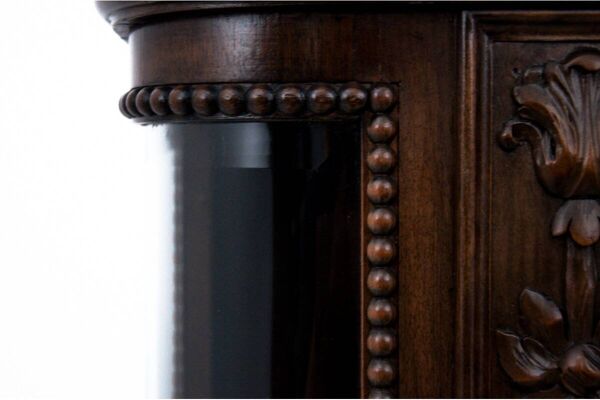 Vitrine sur pattes de lion, Allemagne, début XIXe siècle