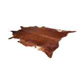 Genuine vintage cow skin rug 210x210cm