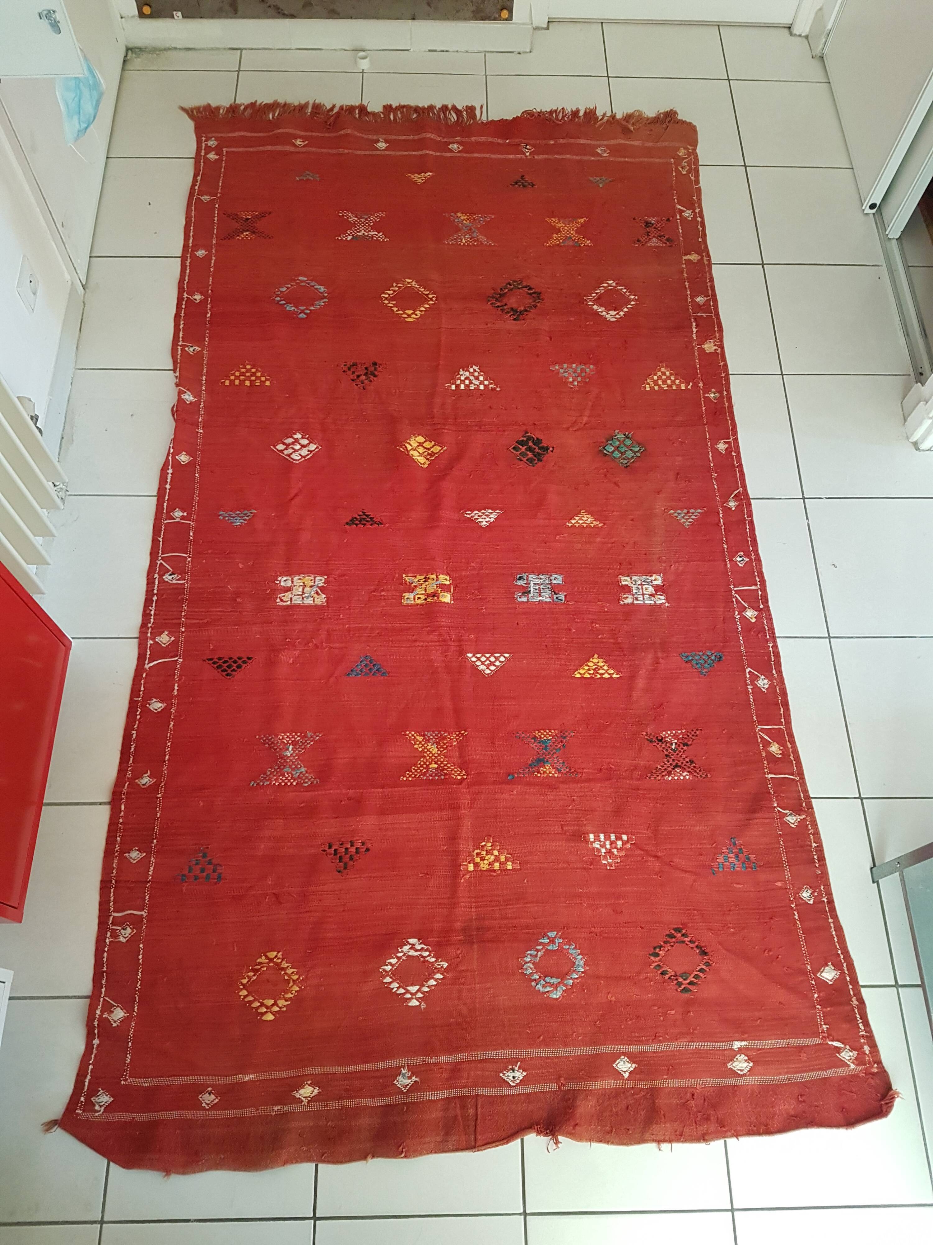 Persian carpet 133x238cm 100% wool