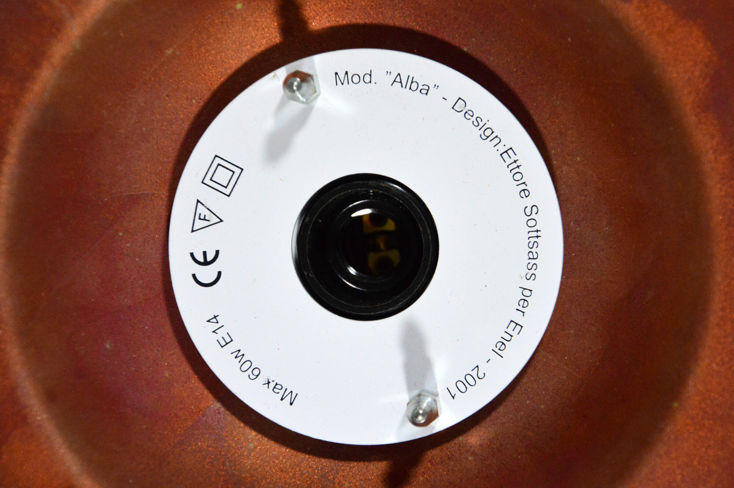 Limited Edition Of The "Alba" Lamp By Ettore Sottsass For Enel