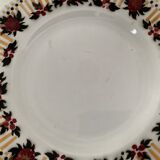 Lot of 9 colorful flat plates Orchies North