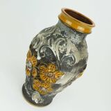 Mid century vase carstens model 7161-30 flower relief decor