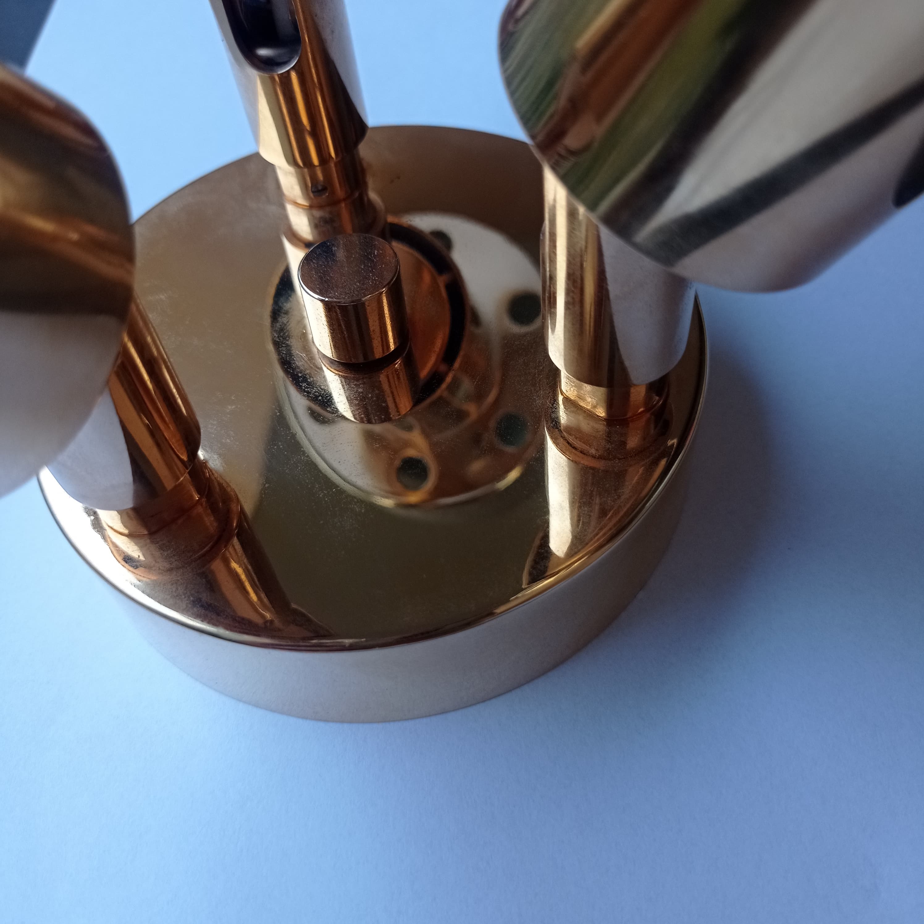 Ceiling lamp with adjustable lampshades, 1970s, Germany