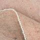 Tapis Anatolien Vintage Fait Main en Laine,Tons Rose Poudré & Beige 265x166