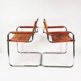 Paire de chaises Bauhaus S34, conçues par Mart Stam, Bulthaup, Allemagne, années 1980
