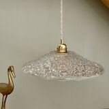 Vintage glass pendant lampshade - tableware collection -