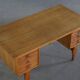 Free-standing desk in Oak by Henning Kjærnulf, Mid-century Danish Modern, 1950s