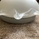 Vintage sun wall lamp in glass paste