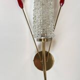 Pair of retro 60s wall lights