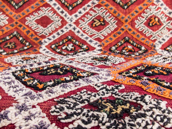 Azilal, 270 x 183 authentic hand made wool rug