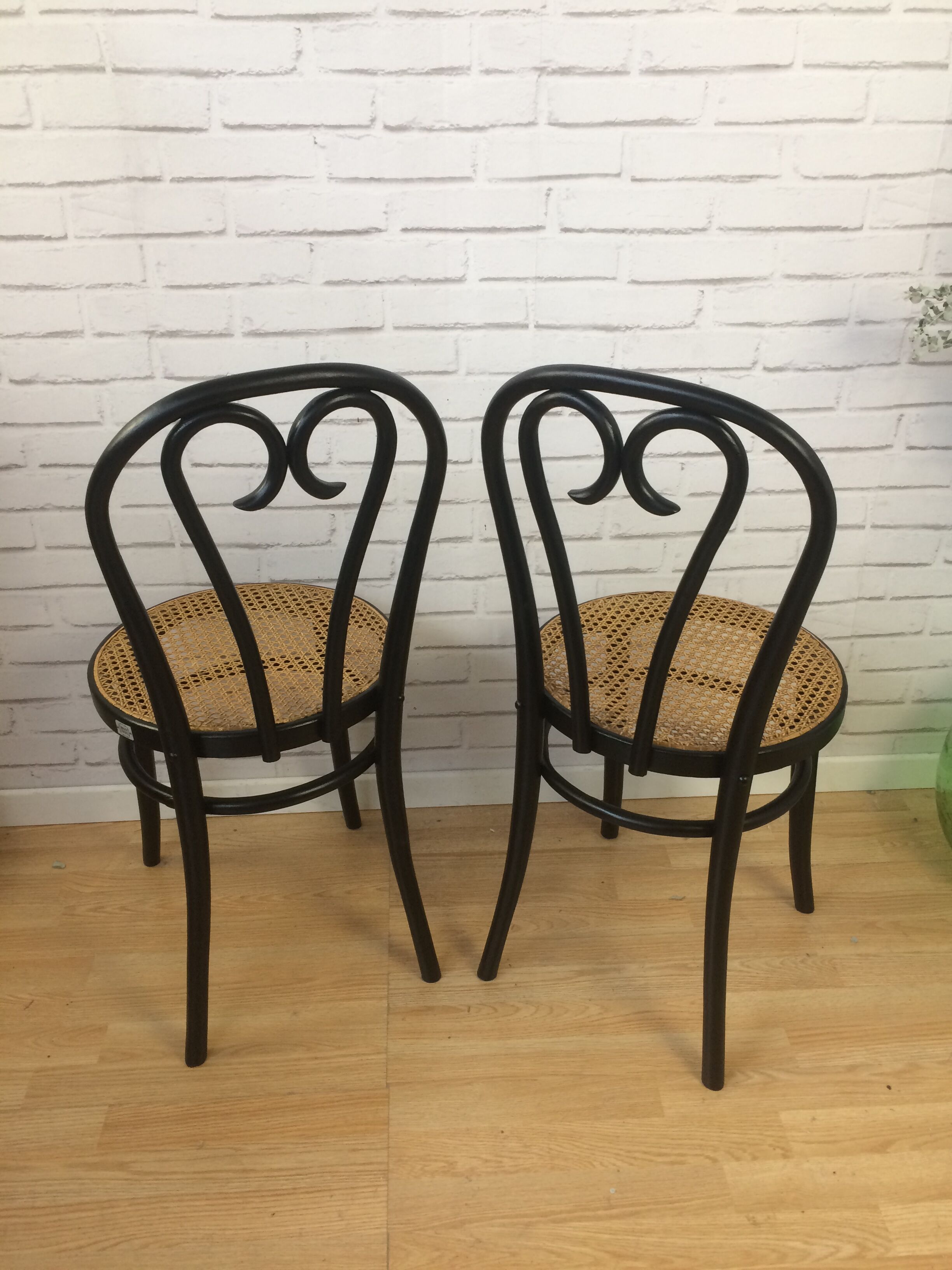 Lot of 2 canning chairs