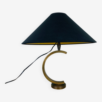 Lampe laiton sculpturale style moderniste années 50