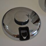 chrome metal ice bucket or elephant ice cubes made in Japan vintage 1970