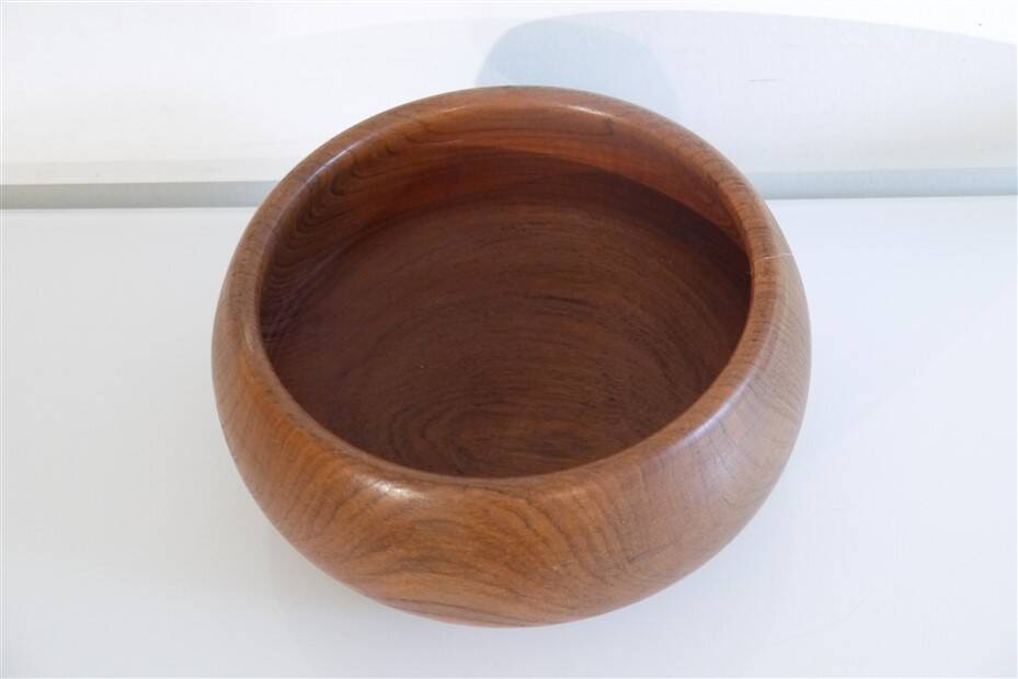 Scandinavian teak trinket tray 1960