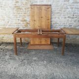 Farmhouse table with two extensions