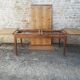 Farmhouse table with two extensions
