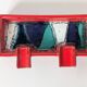 Mid-century ceramic brutalist ashtray catchall fat lava