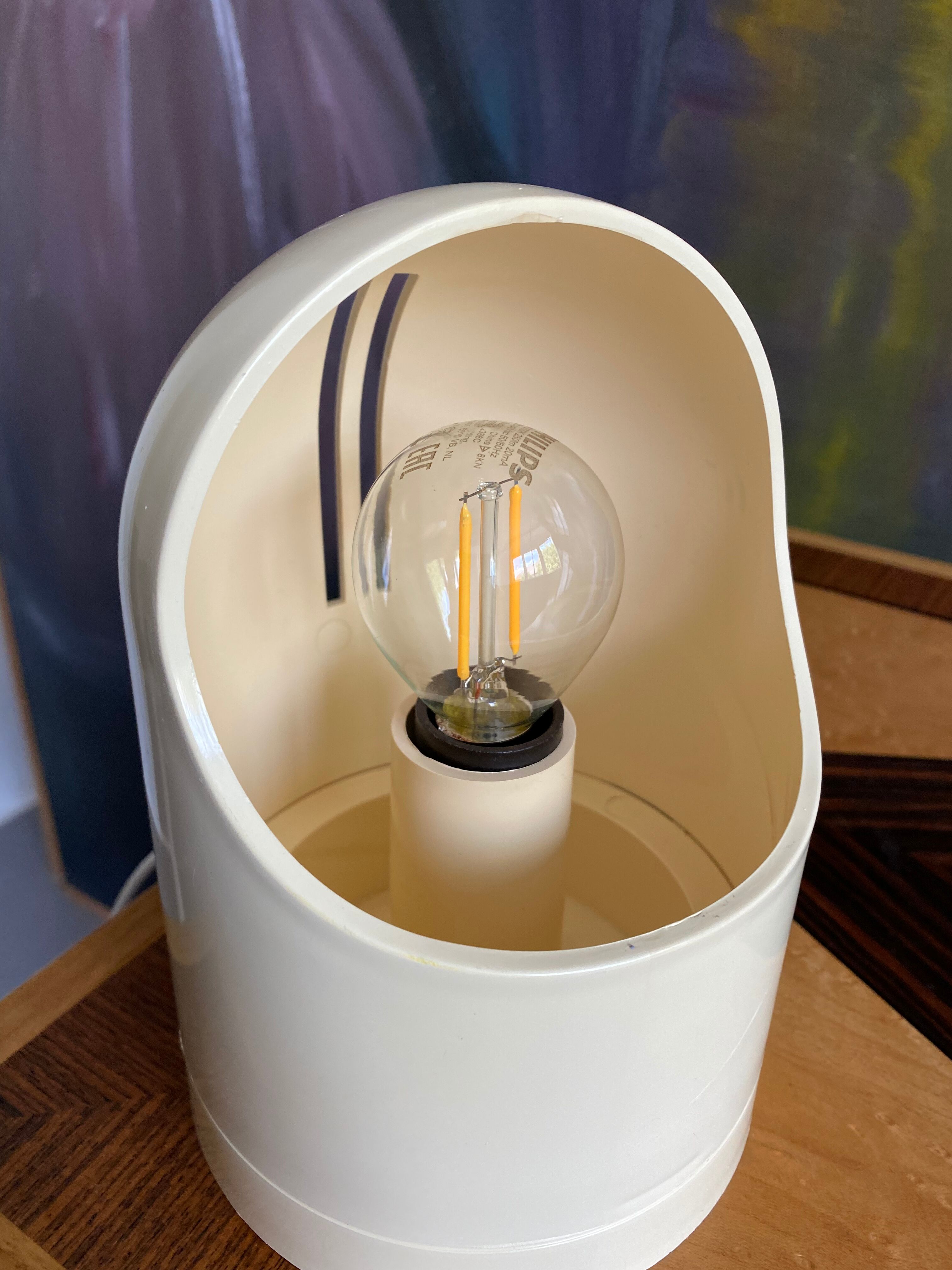 Vintage Italian lamp Space age