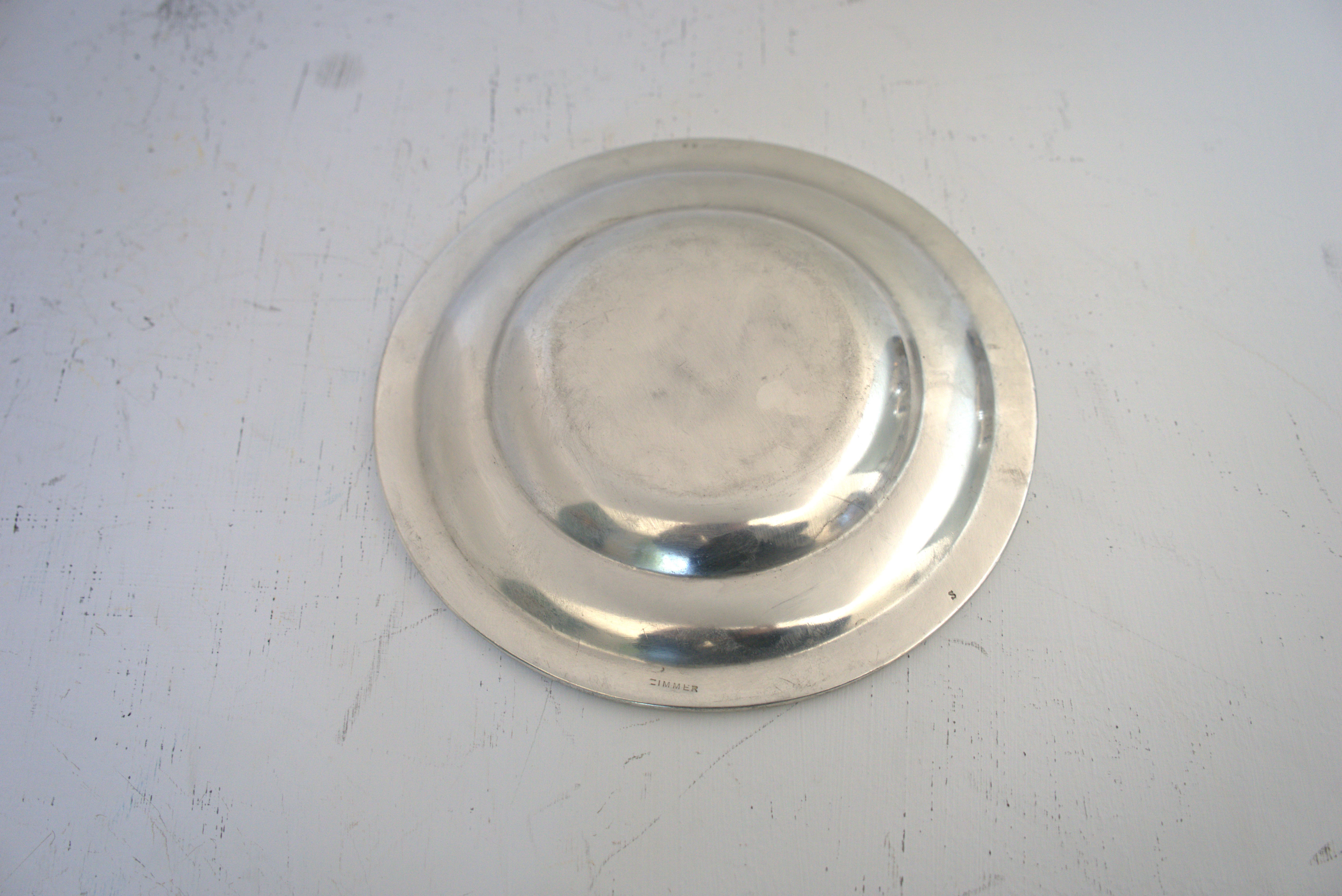 Set of silver-plated serving dishes