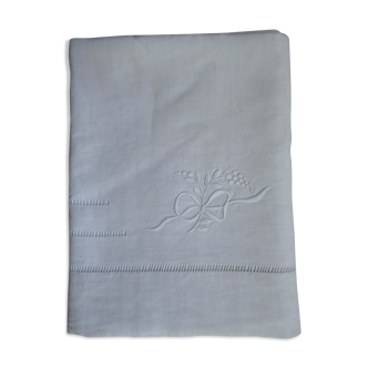 Drap ancien 2m30 x 3m10