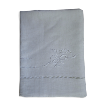 Drap ancien 2m30 x 3m10