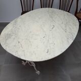 Marble table cast foot cast of 70s