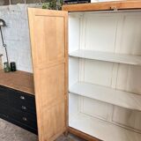 Old oak workshop cabinet