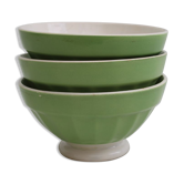 Set of 3 old bowls