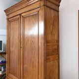 Armoire de chambre à coucher en chêne massif
