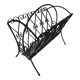 vintage wrought iron magazine rack Chaty Vallauris