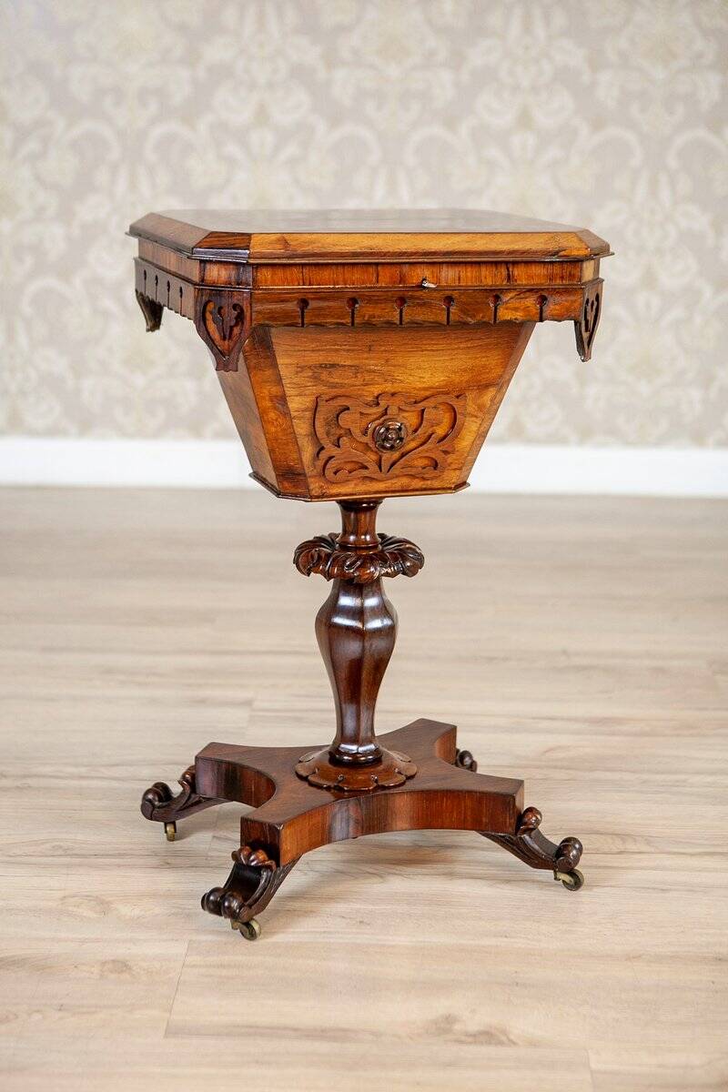 19th Century Sewing Table in Rosewood