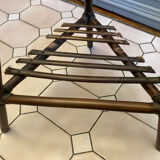 Vintage rattan plant holder