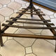 Vintage rattan plant holder