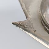 Silver Sculptural Bowl by Graziella Laffi, Signed, Peru, 1960s