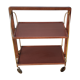 Table d'appoint pliante à roulettes