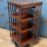 Antique revolving bookcase
